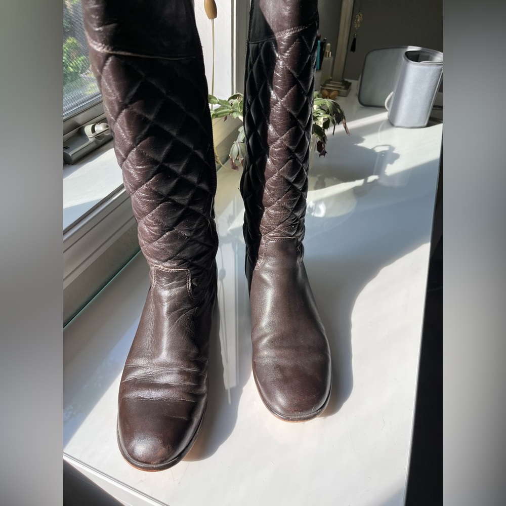 Corso Como tall brown boots.